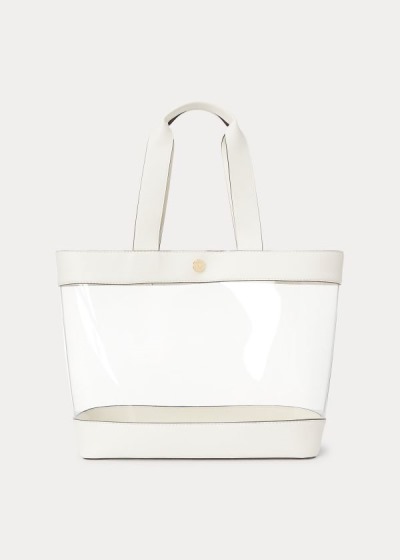 Women's Ralph Lauren Clear Medium Tote Bags | 452719MND